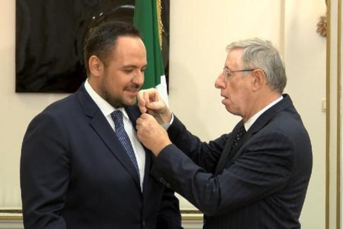 Murat Karahan'a İtalya Devlet Liyakat Nişanı Takdim Edildi