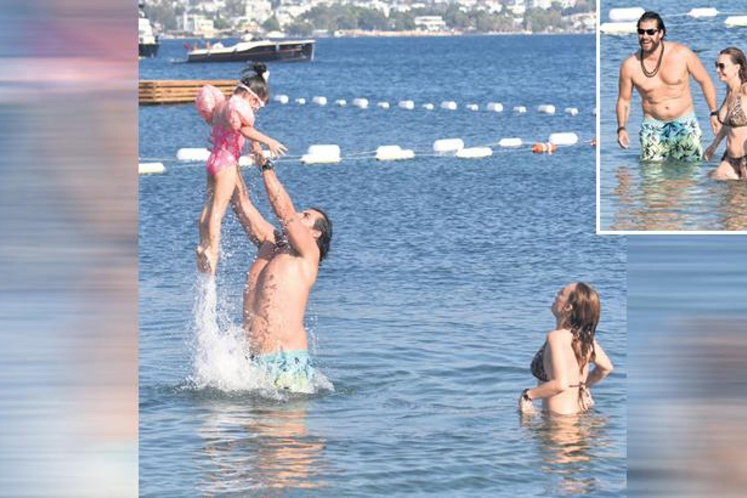 Magazin: Ünlü Çift Tatilde Çocuklarıyla Suyun Keyfini Çıkarıyor