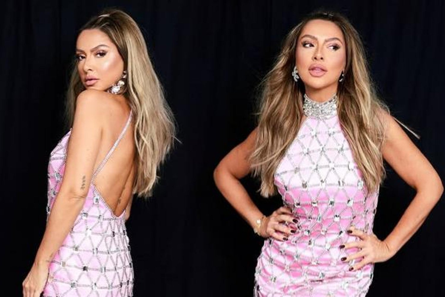 Hadise İtalya'da Sharon Stone İle Buluştu: Göz Kamaştıran Pembe Elbisesi 118 Bin TL