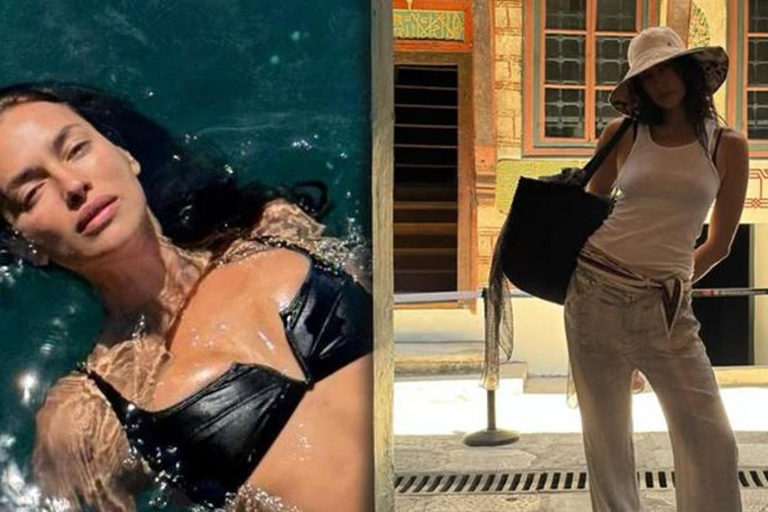 Irina Shayk İstanbul'a Geldi, Deniz ve Tarihi Mekanlarda Görüntülendi