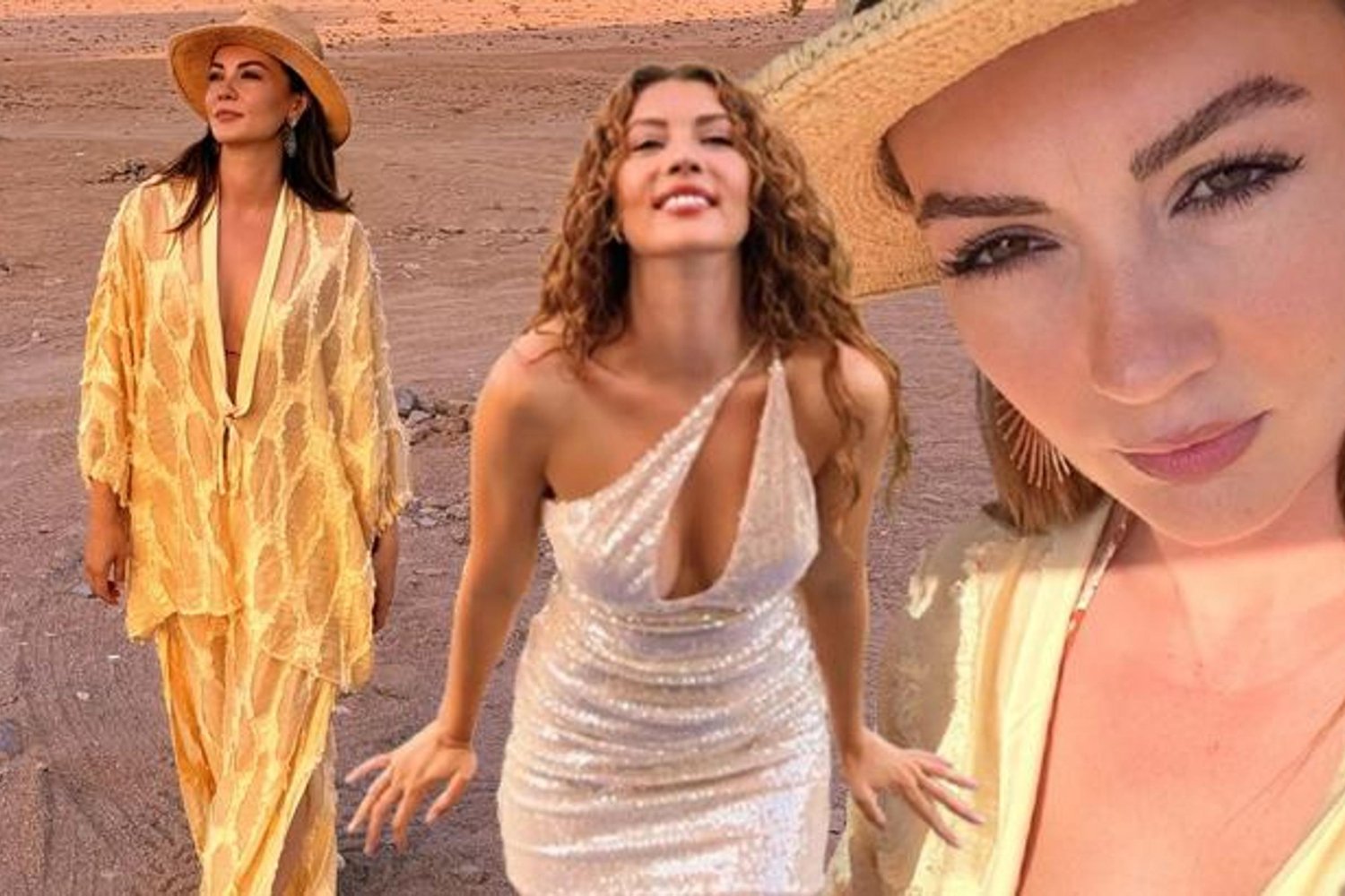 Burcu Özberk Mısır Tatiliyle Dikkat Çekti!
