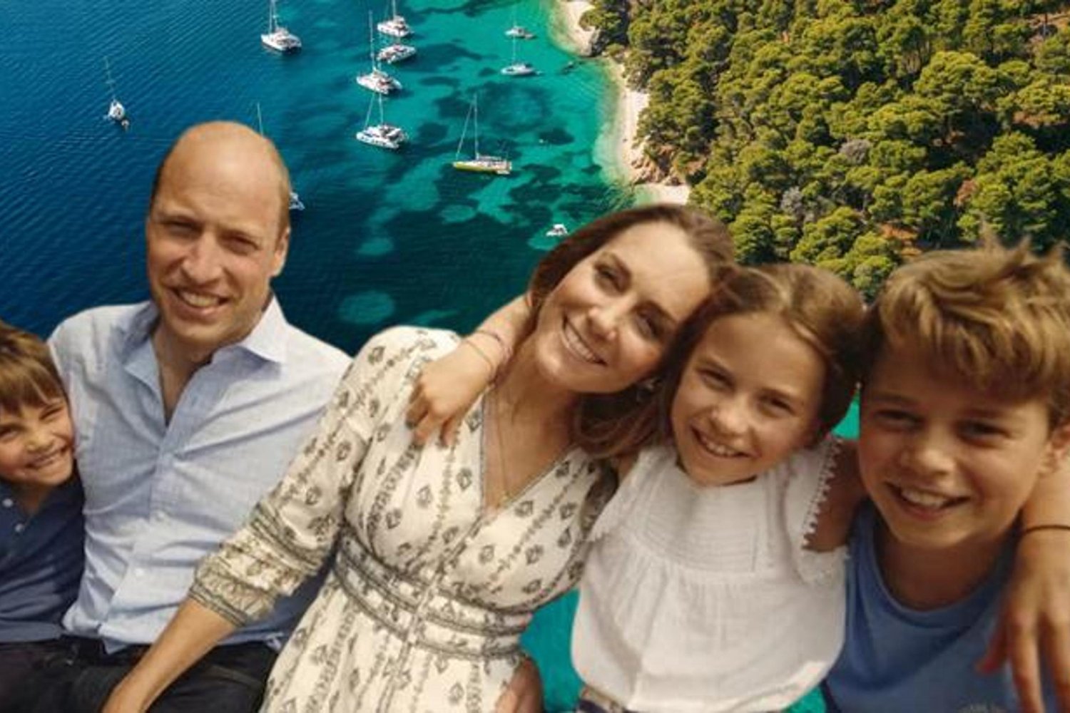 Kraliyet Ailesi Kefalonya'da Lüks Yatta Tatilini Gizledi!