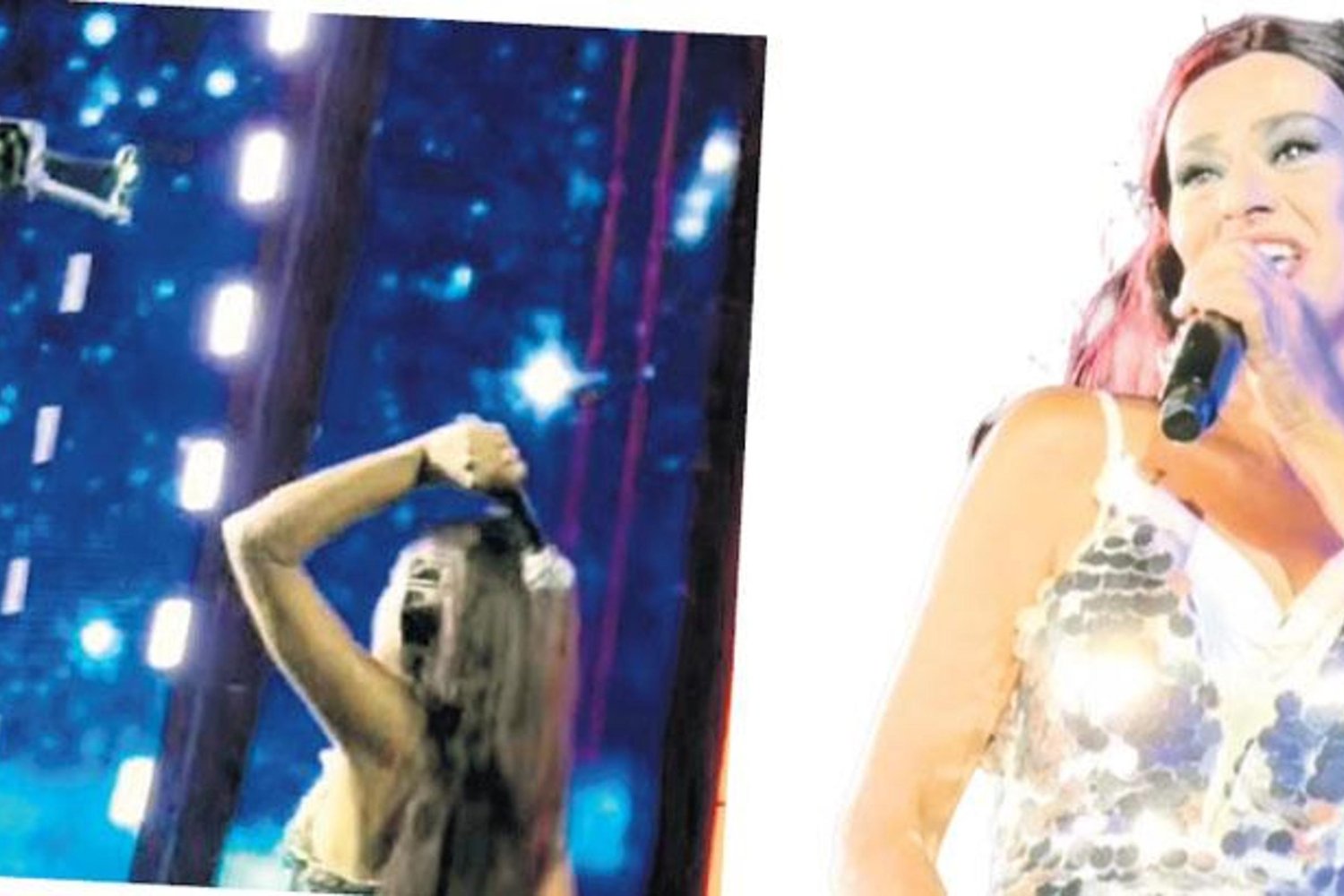 Türk Şarkıcı Tilbe Konserinde Drone'u Kovalamakla Dünüzdürdü!