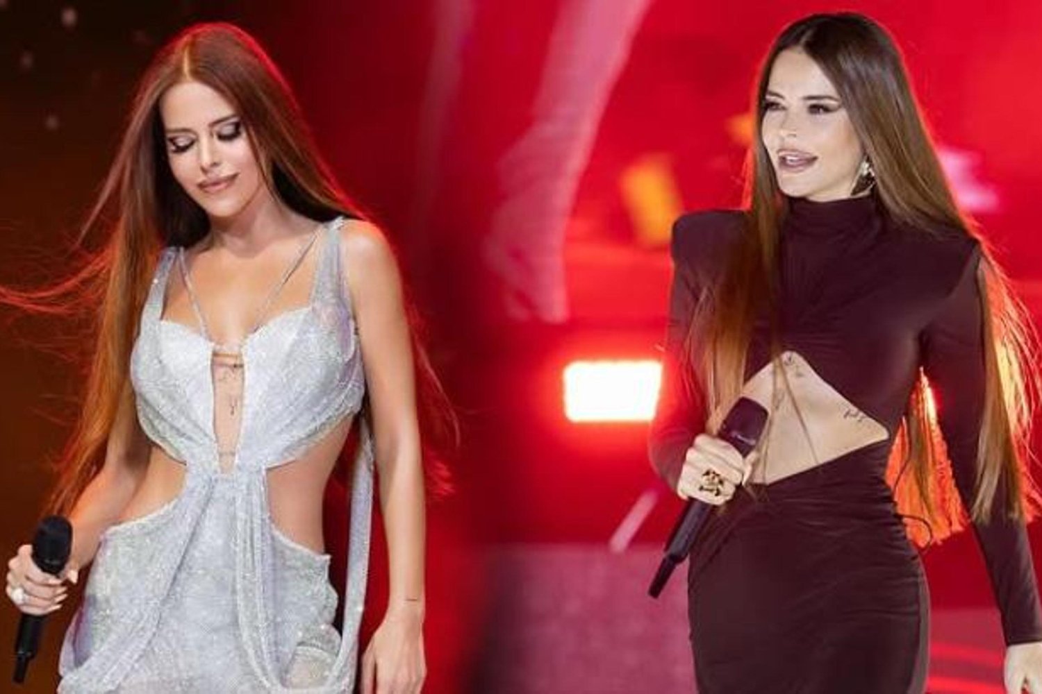 Simge Sağın Artvin'de Sahne Alırken Doğal Haliyle Hayranlarını Büyüledi