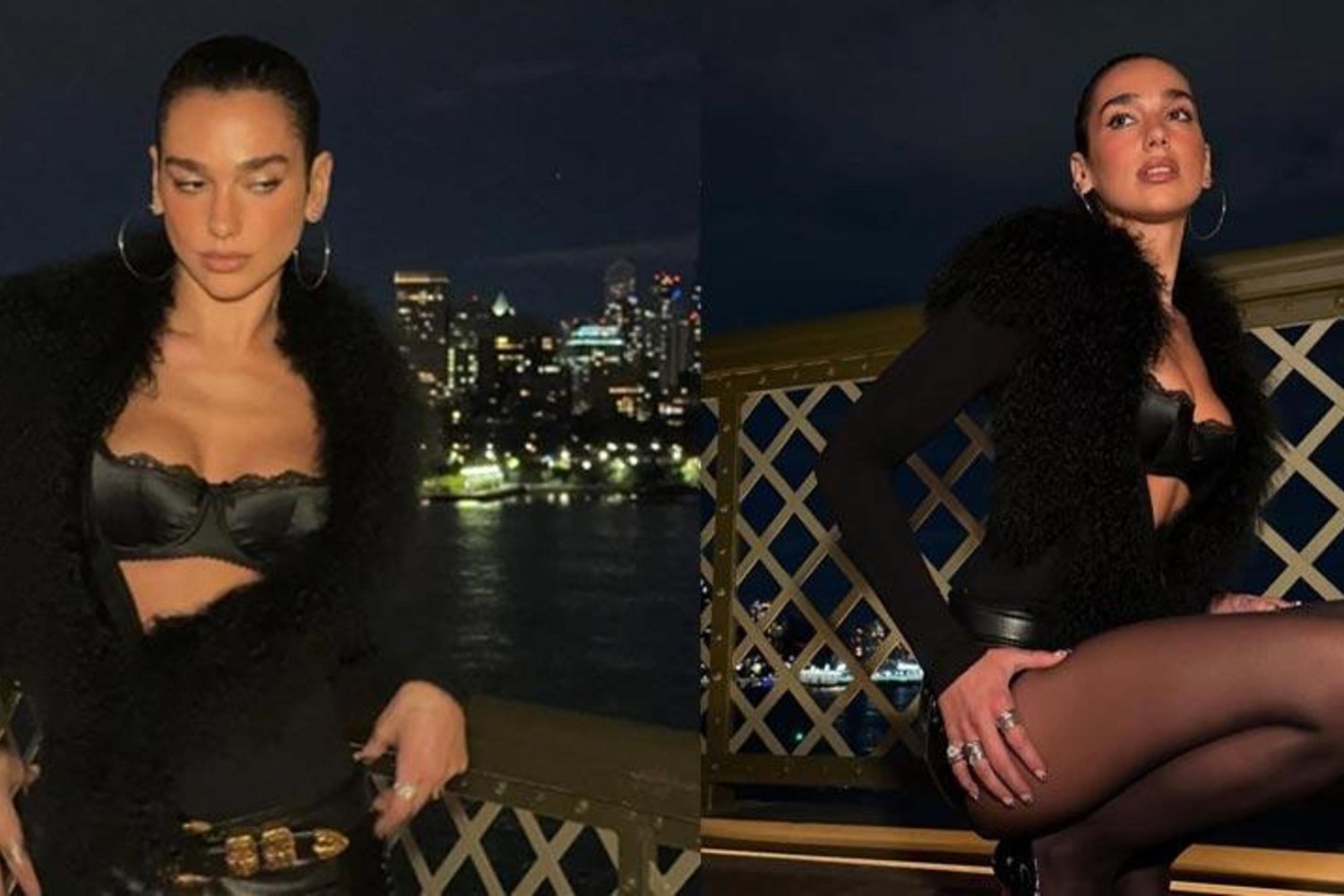 Dua Lipa Siyah Kombiniyle Sosyal Medyayı Fırtına Gibi Salladı