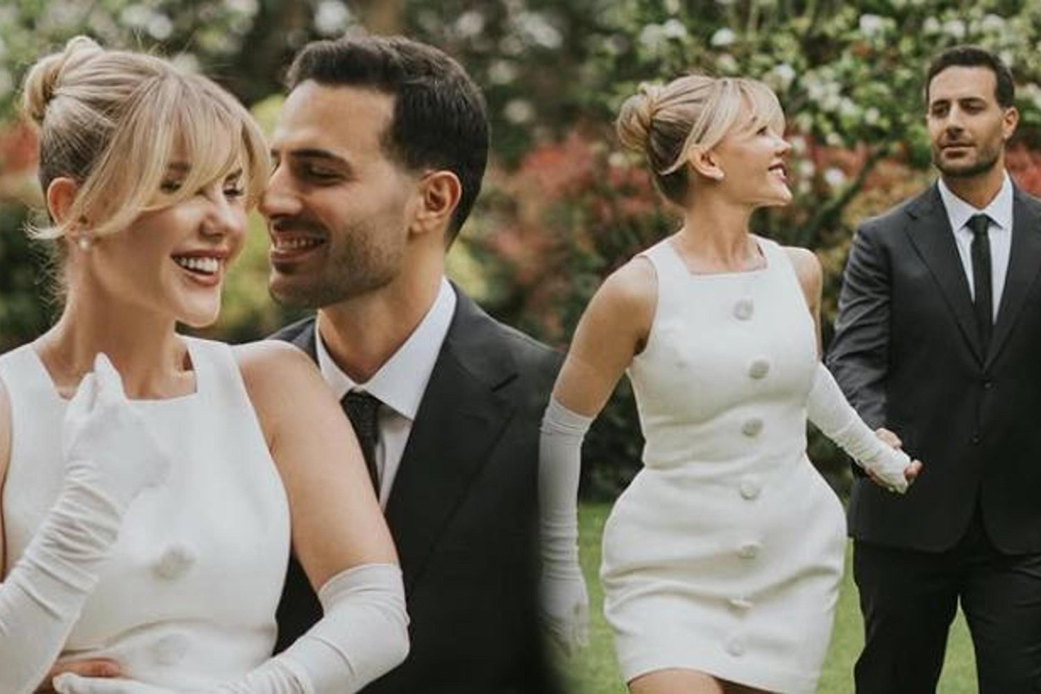 Esra Erol'un kardeşi Eda Erol ve pilot sevgilisi Ekrem Karaçayır'dan Görkemli Düğün