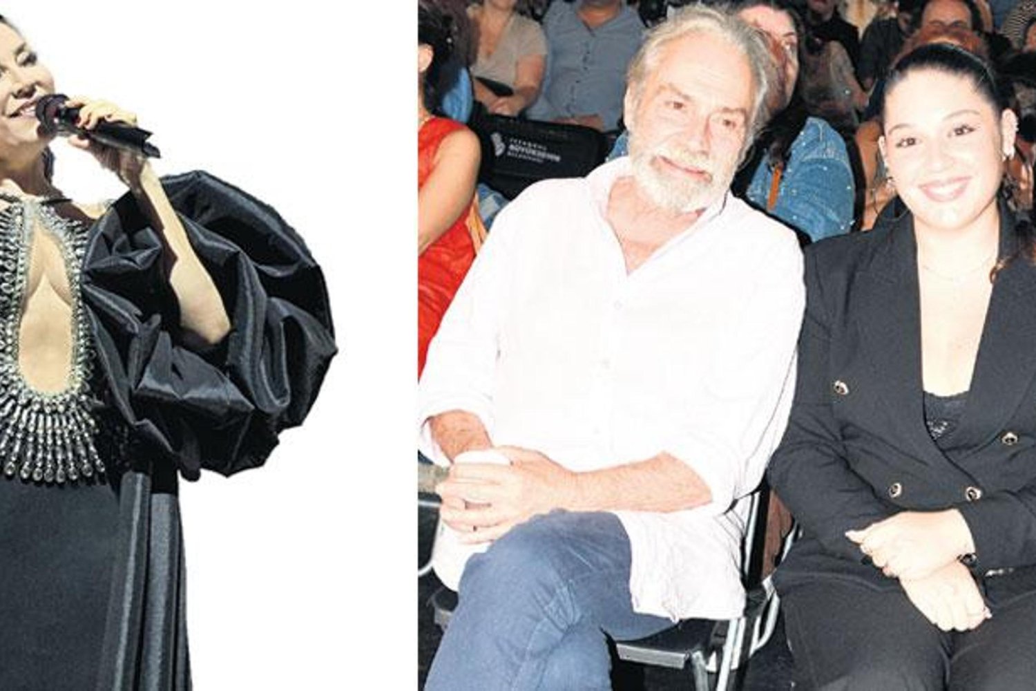 Ünlü Sanatçı Konserinde Eski Eşi Haluk Bilginer'le Gülümseten Anlar