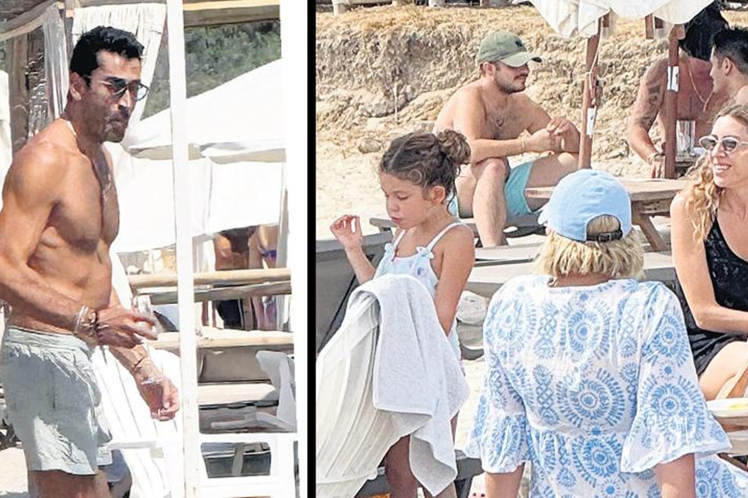 İmirzalıoğlu ve Kobal Ailesi Yaz Tatilinde Kumsalda Eğlenceli Anlar Yaşadı