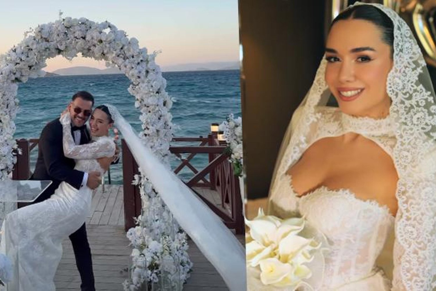 Survivor Yıldızı Kardeniz Kılıç Evliliğe Adım Attı: Aleyna Kalaycıoğlu Düğün Gününde Yanında