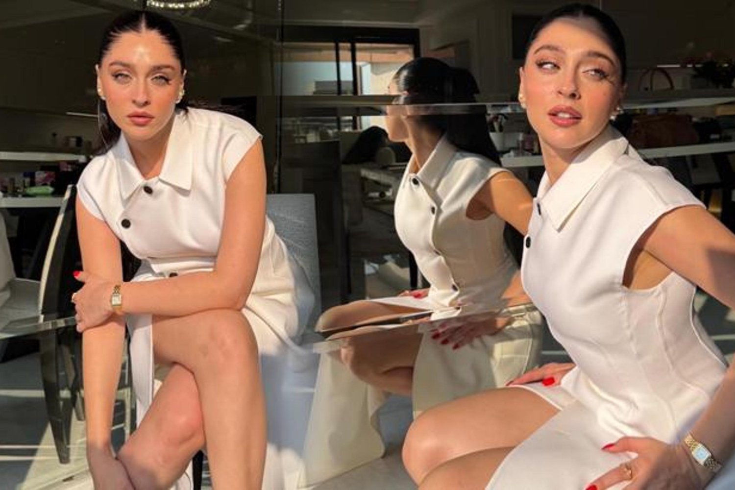 Cemre Baysel Cannes'da Pozlarıyla Dikkat Çekti