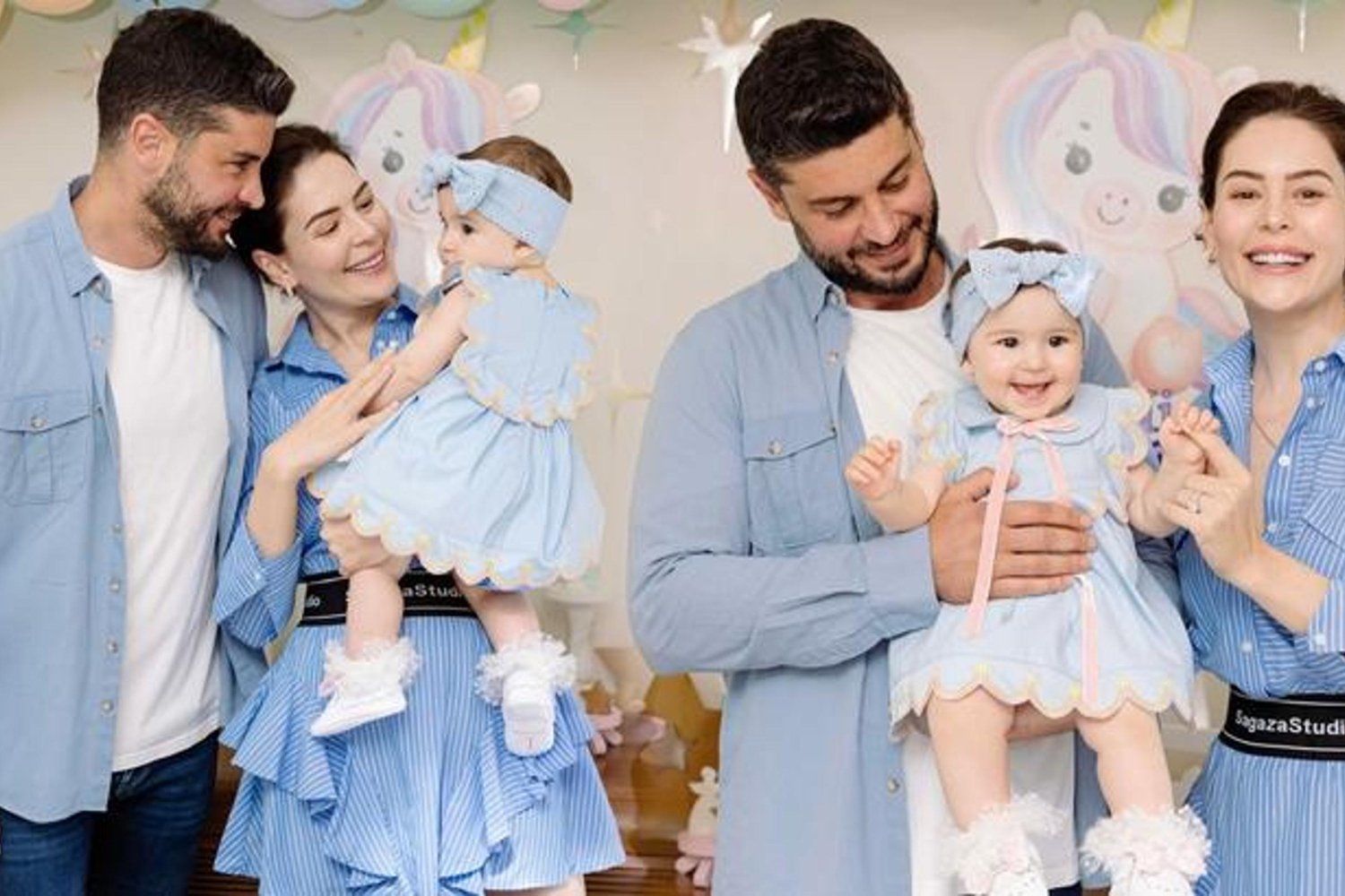 Berk Oktay ve Yıldız Çağrı Atiksoy'dan Mutlu Aile Pozları: Kızları Mira Milena'nın Son Halleri Göz Kamaştırıyor