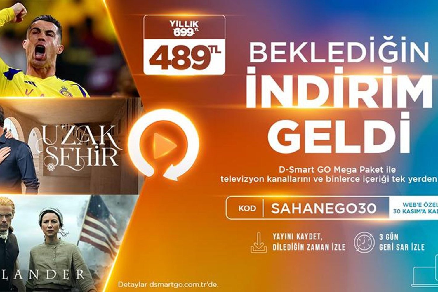 D-Smart GO Mega Paket Kampanyasıyla En Popüler İçerikler Yüzde 30 İndirimle Sizinle