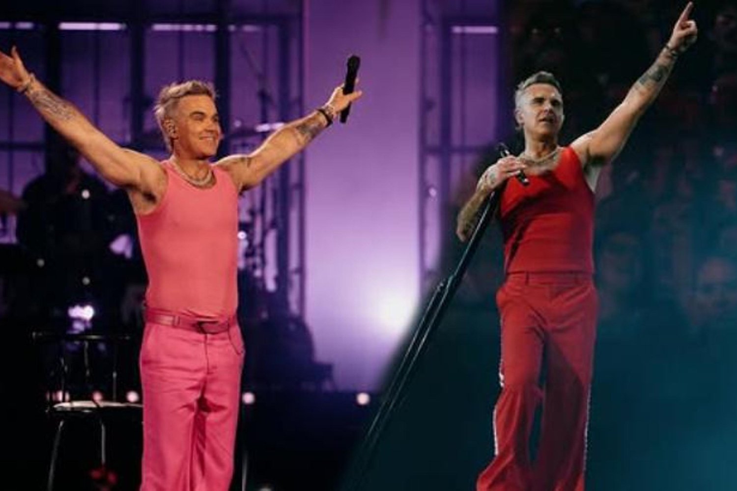 Robbie Williams Görme Problemiyle Sahne'de Zor Anlar Yaşıyor