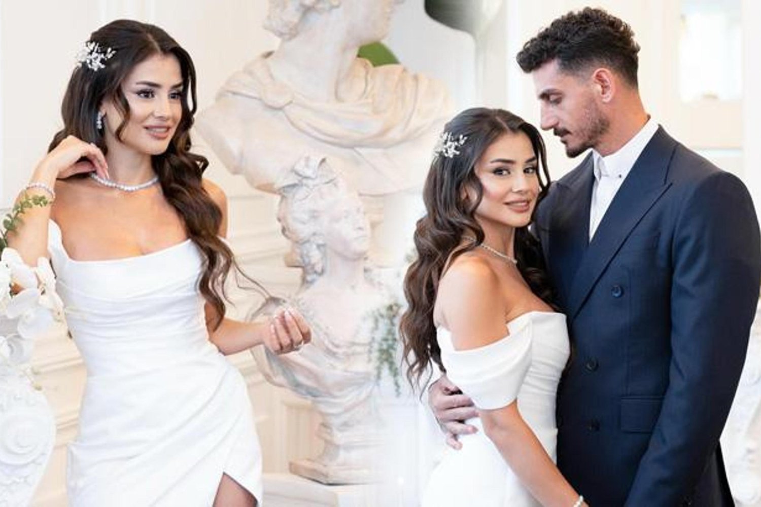 Hazal Çağlar ve Samet Akaydın'ın Büyük Düğünü Günyüzüne Çıktı