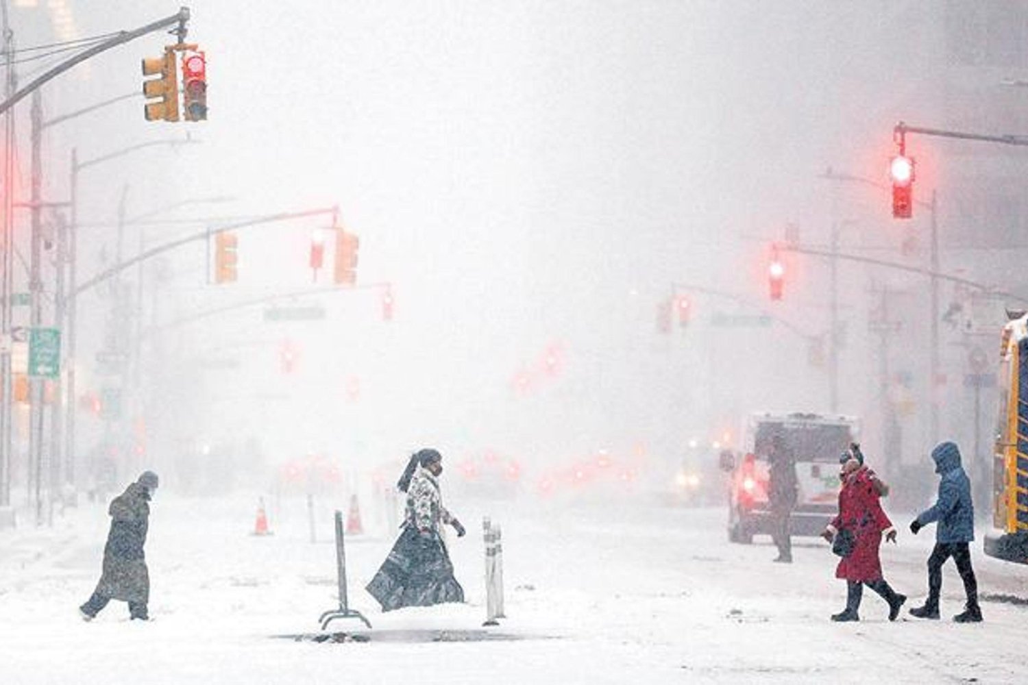 ABD'de Şiddetli Soğuk Hava Dalgası Kontrol Altına Alınamıyor