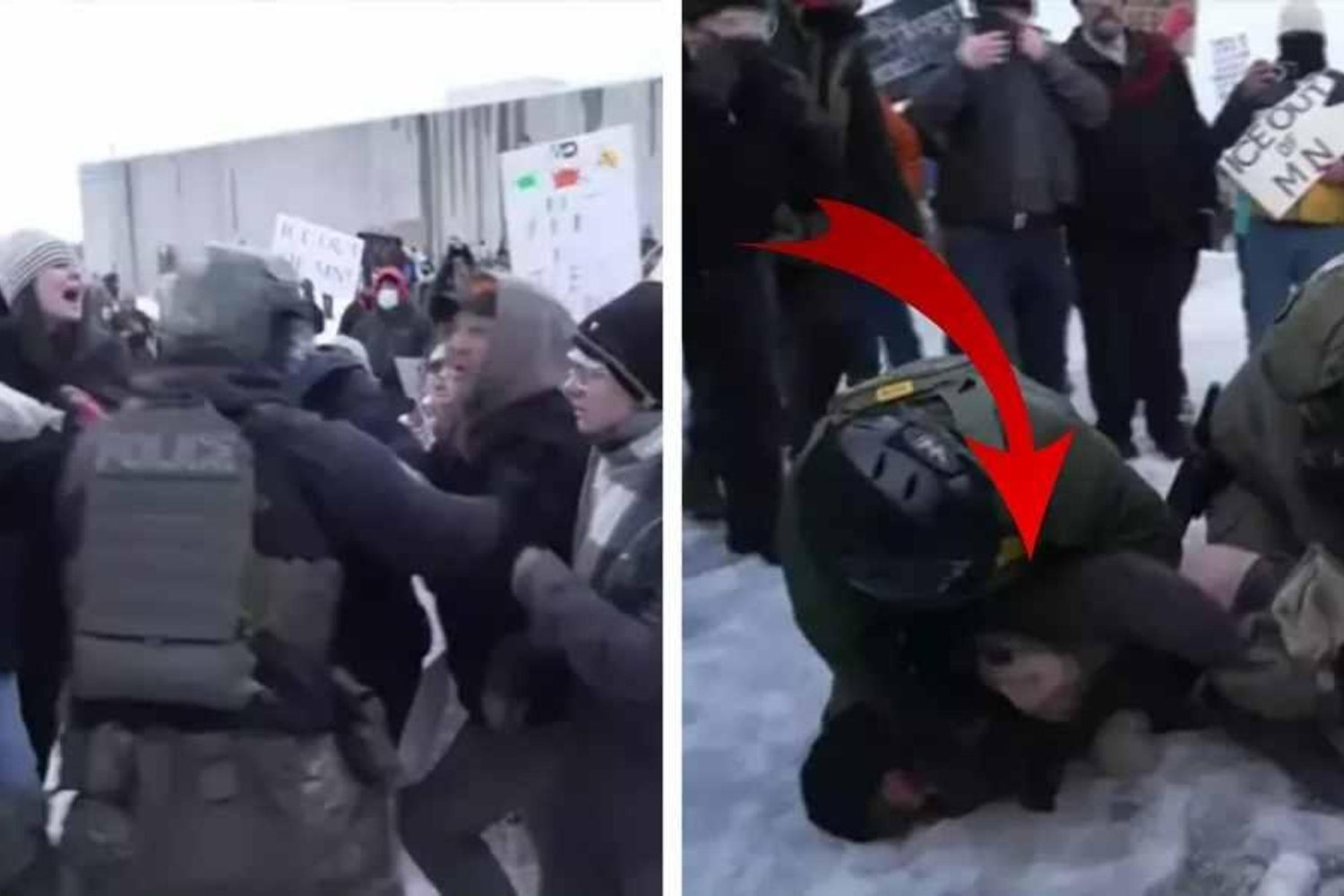 Minneapolis'te ICE Dayakçı Ajan Olayı Protestoları Şiddetli Çıktı