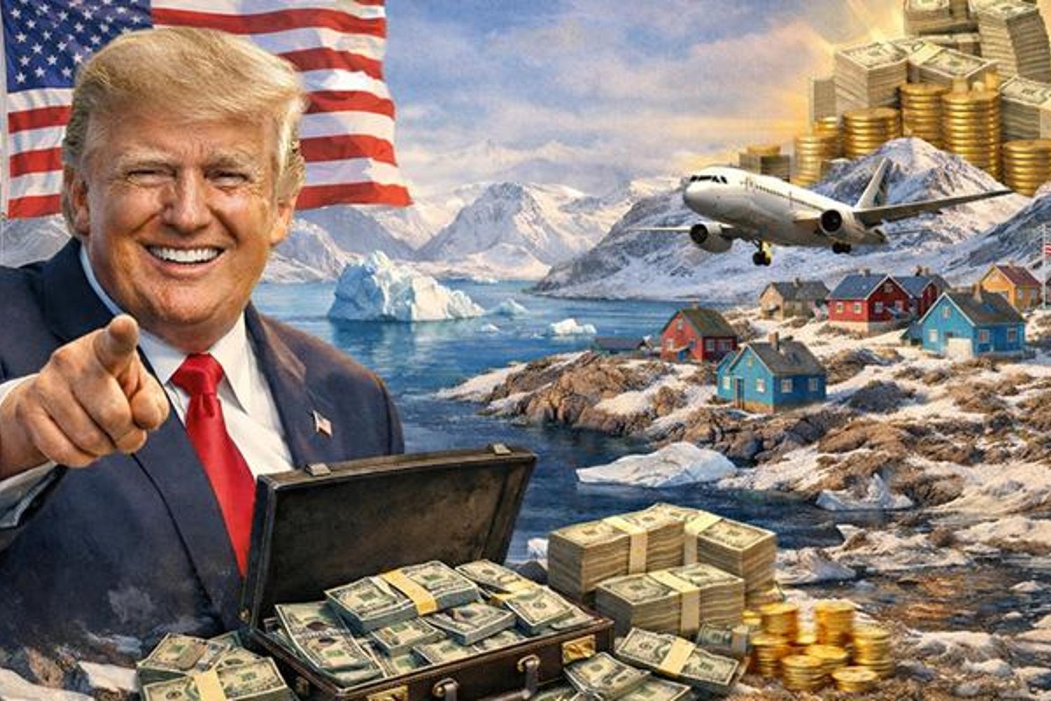 Trump Grönland'ı ABD'ye Katmak İçin 1 Milyon Dolar Teklif Ediyor!