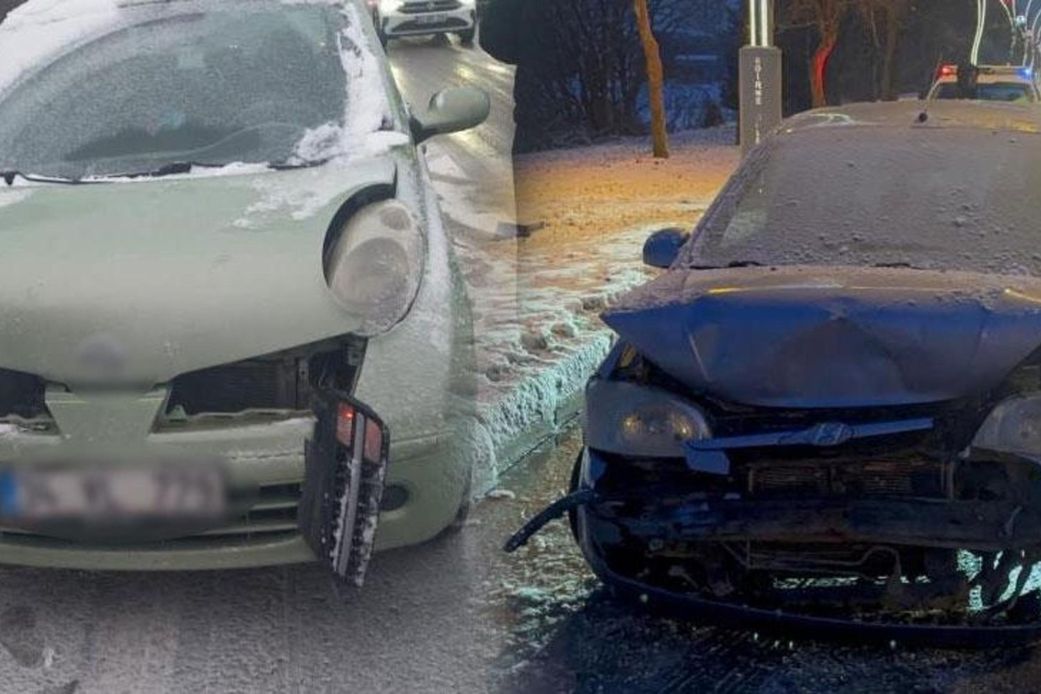 Edirne'de kar yağışı hayatı olumsuz etkiledi: Trafik kazası ve uzun kuyruklar