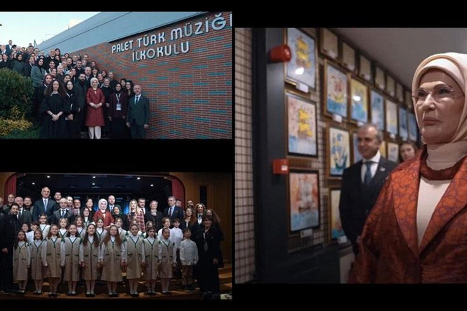 Emine Erdoğan'dan Türk Müziğine İlham Veren Palet Okuluna Destek