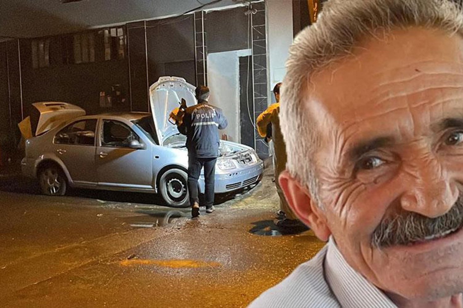 Otomobilde Yangın ve Çıkan Kaza Şok Ekibini Vurdu