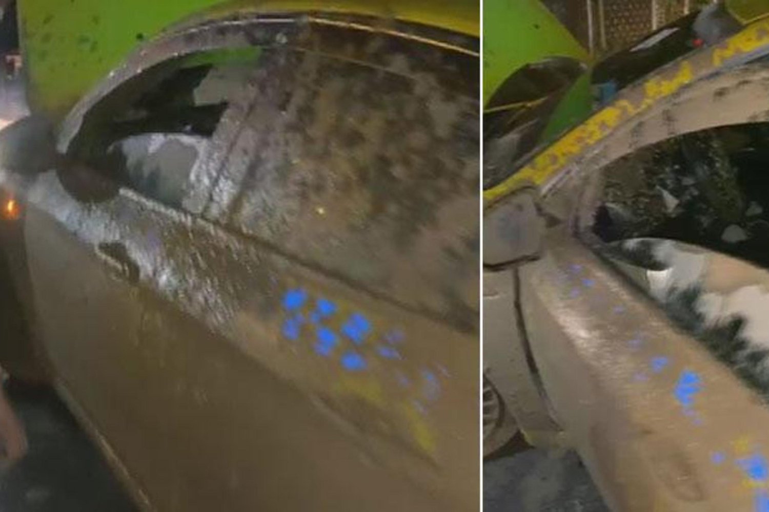 İstanbul'da Taksi Çamura Saplandı: Polis Hareketli Anlar Yaşandı