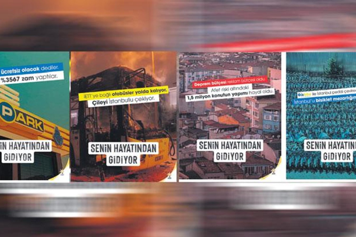 İstanbul’da billboardlarla CHP’ye Büyük Eleştiri: Yönetemiyorlar mı?