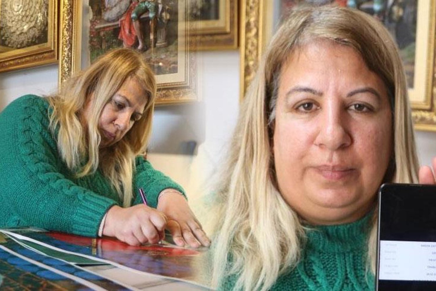 Kültür Sanat Çarşısı'nda Rölyef Sanatını Yaşatan Nadya Zateri'nin İlginç Hikayesi