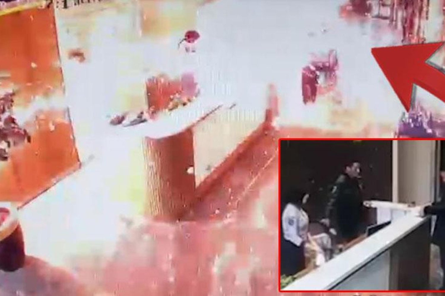 Patlayıcı Paket Skandalı: Güvenlik Görevlileri Yaralandı, Güvenlik Kamerası Kaydı Şoke Etti