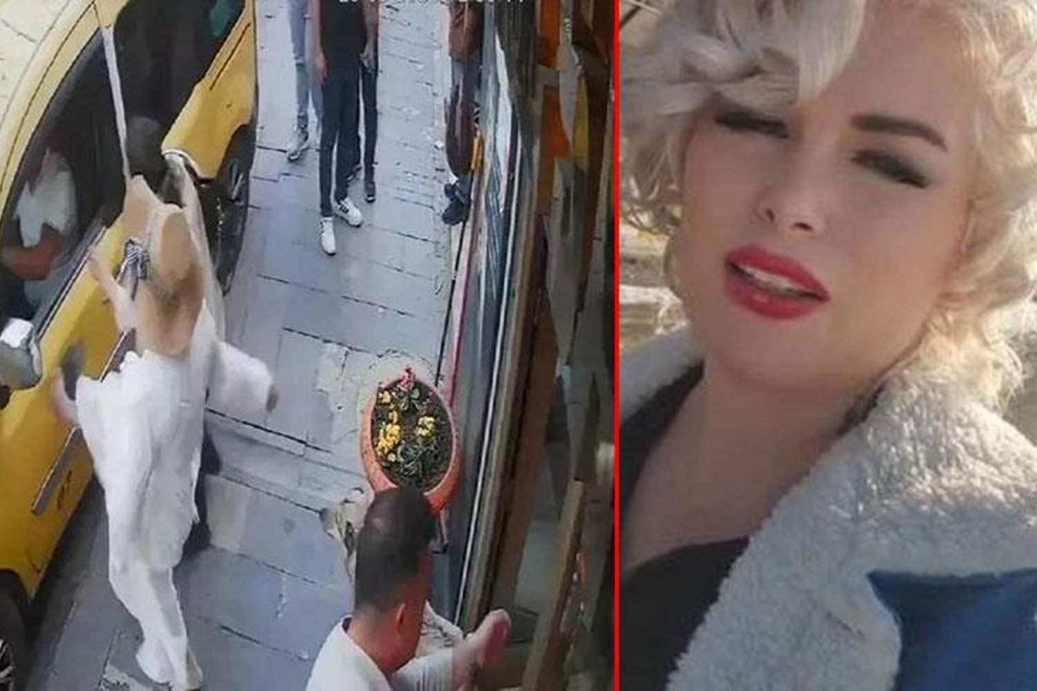 Taksi Şoförünün Kaldırımda Uyuyan Köpeği Çiğnediği Olay Paniğe Neden Oldu