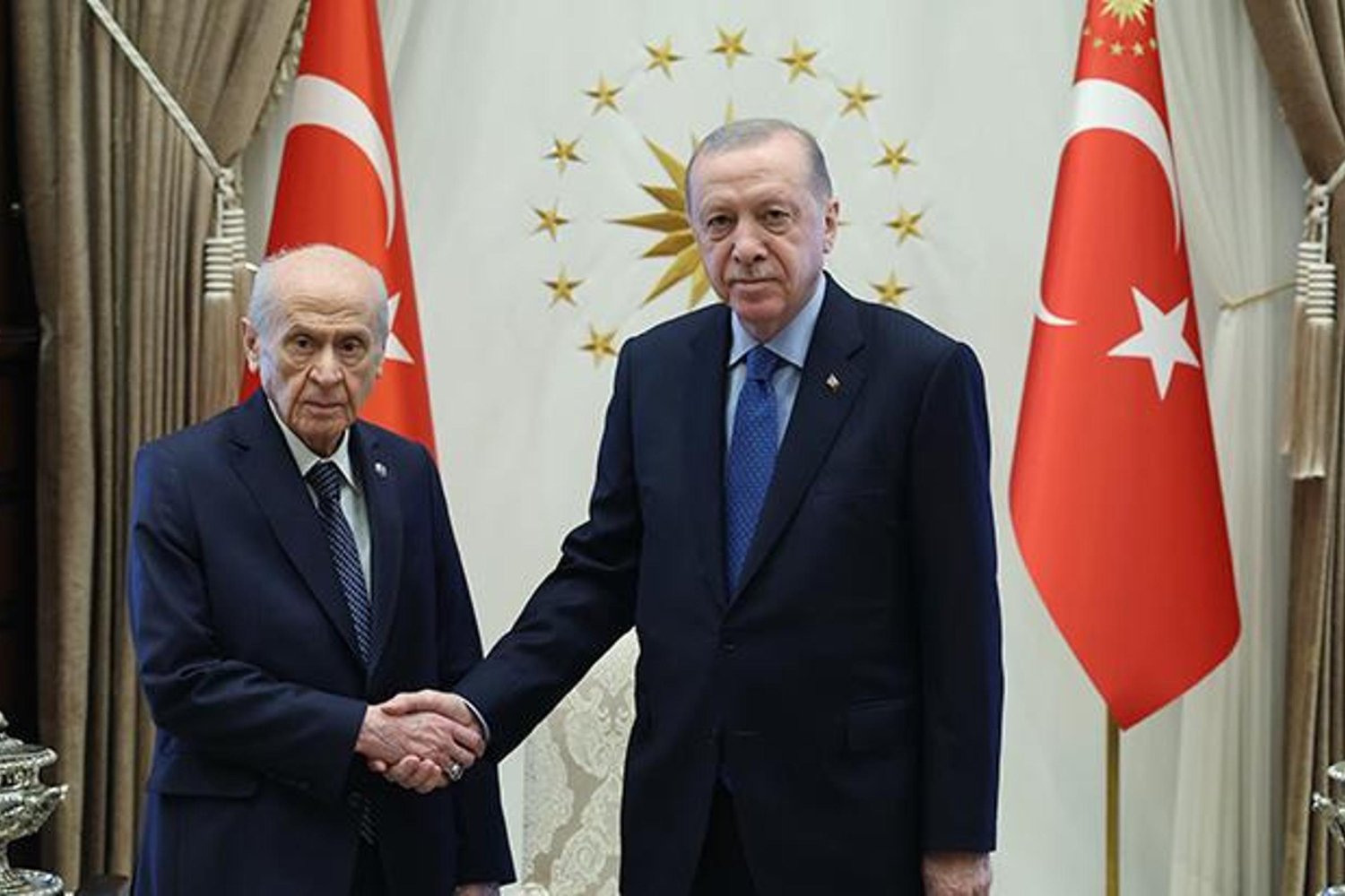 Erdoğan ve Bahçeli Yılın İlk Görüşmesinde Suriye ve Ekonomi Gündeminde