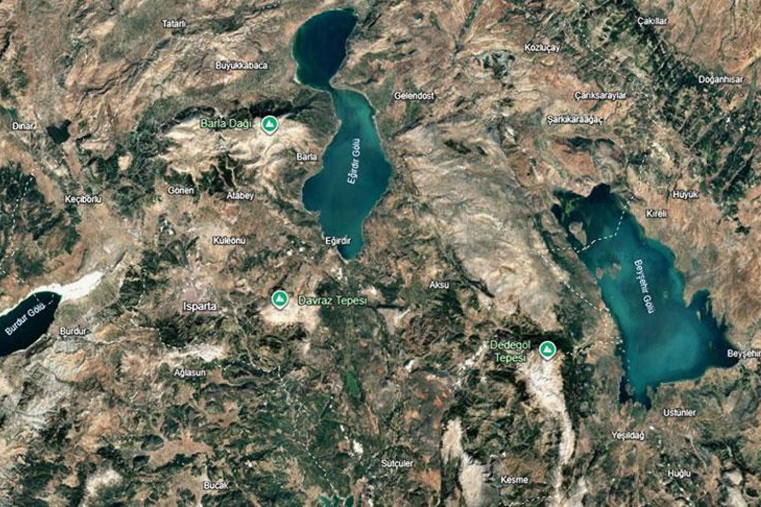 İklim Değişikliği Gölleri Tehdit Ediyor: Beyşehir, Eğirdir ve Burdur'da Su Seviyesi 15 Metre Düşüşte