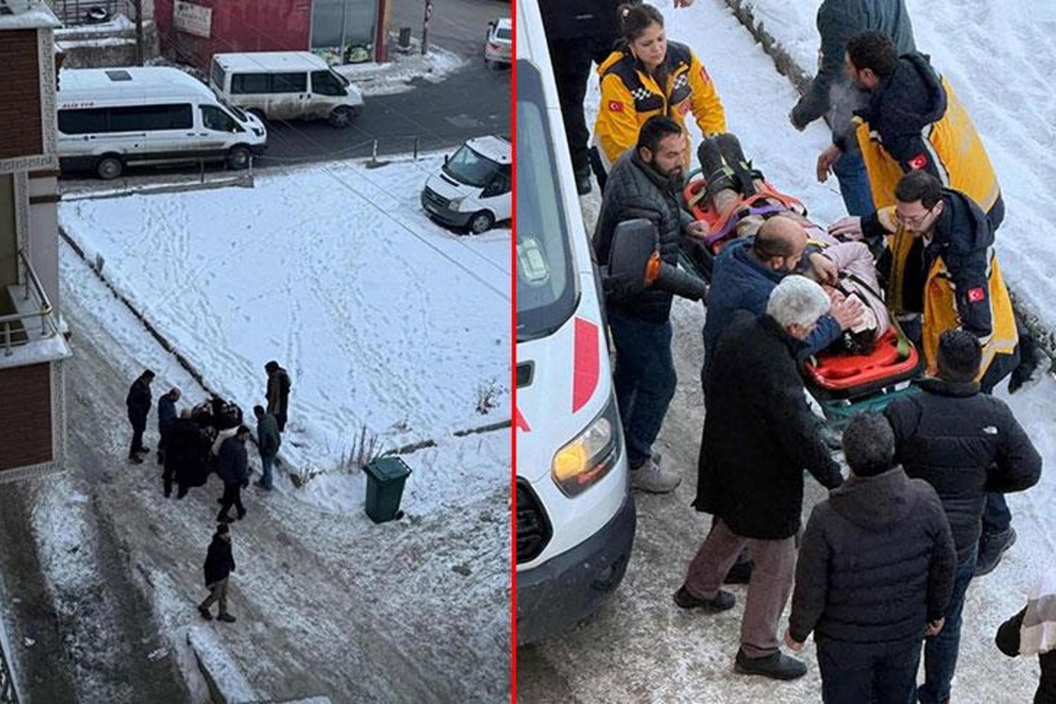 Düşen Buz Sarkıtı Üzerinden Çocuk Yaralandı: Müşahede Altında