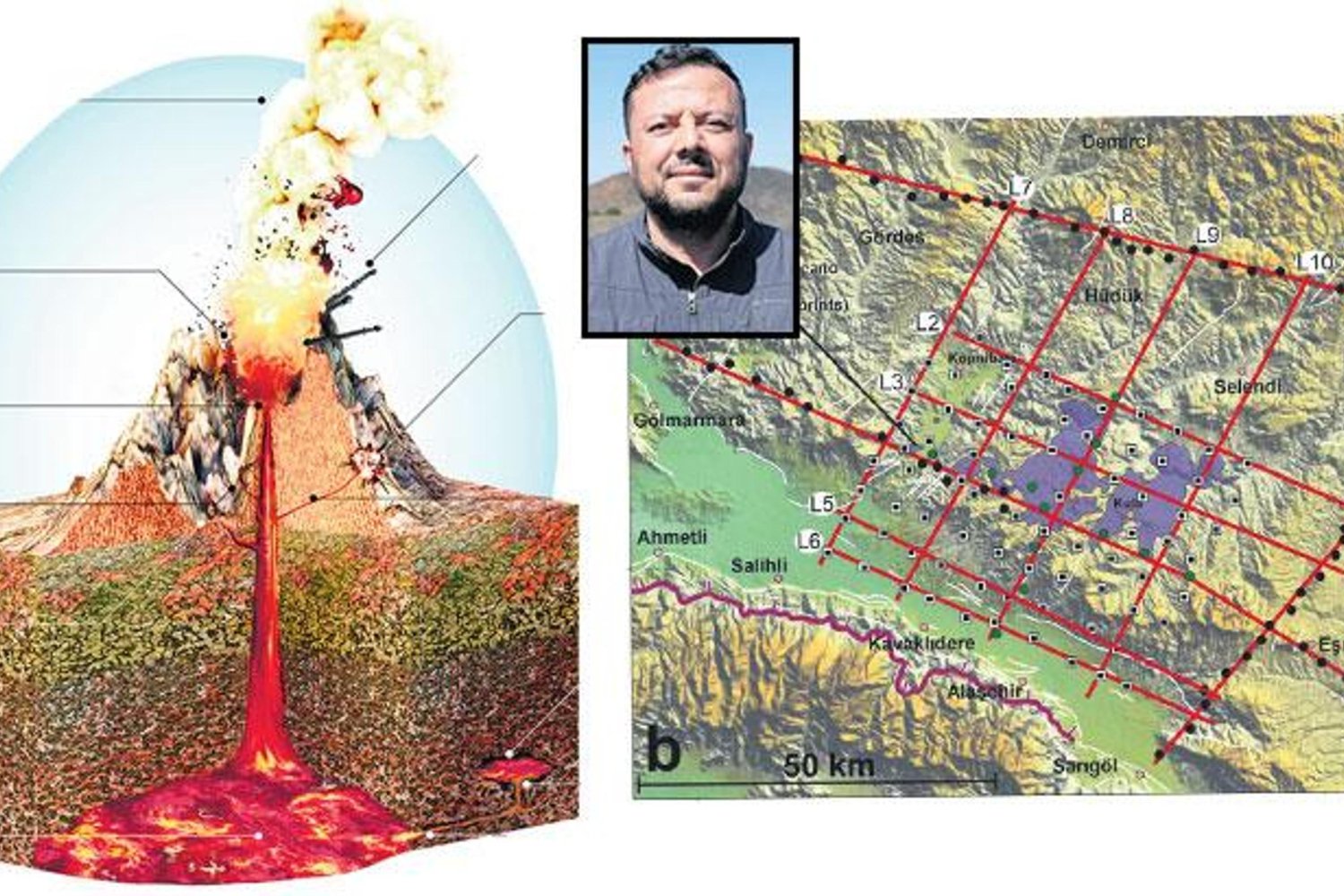 Kula Salihli Jeoparkında Magma Odaları Keşfi: Türkiye’de Bir İlk!