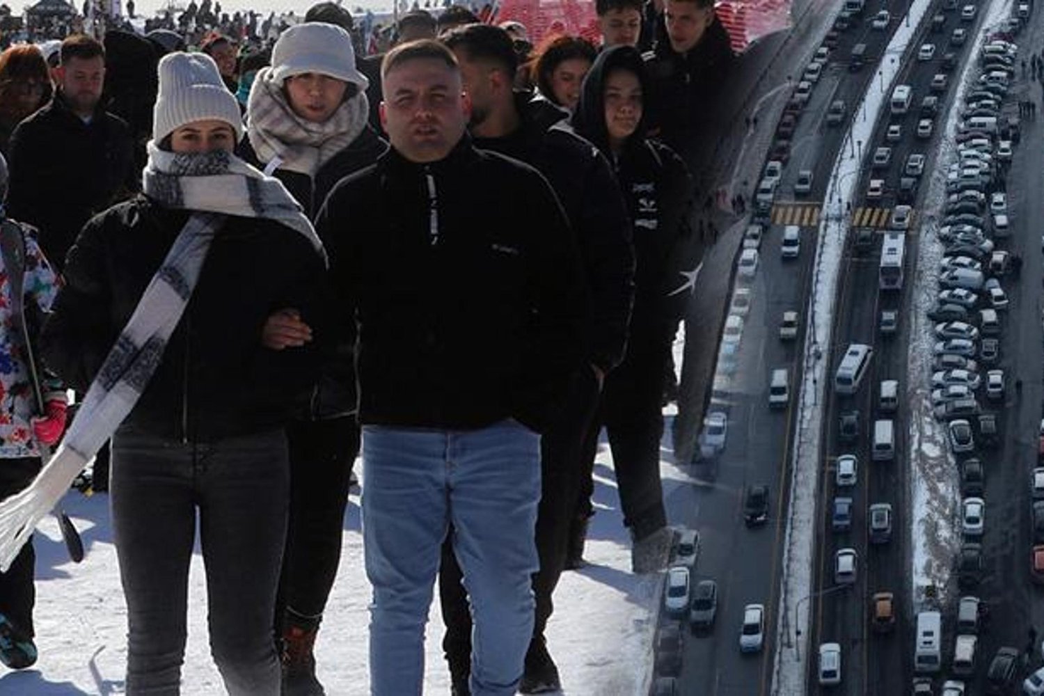 Erciyes'te Yarı Yıl Tatili Yoğunluğu ve Ulaşım Sorunları