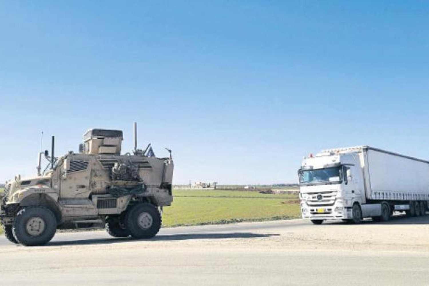 Irak Sınırına Yakın Bölgelerde Amerikan Askeri Konvoyları Tasvip Edildi