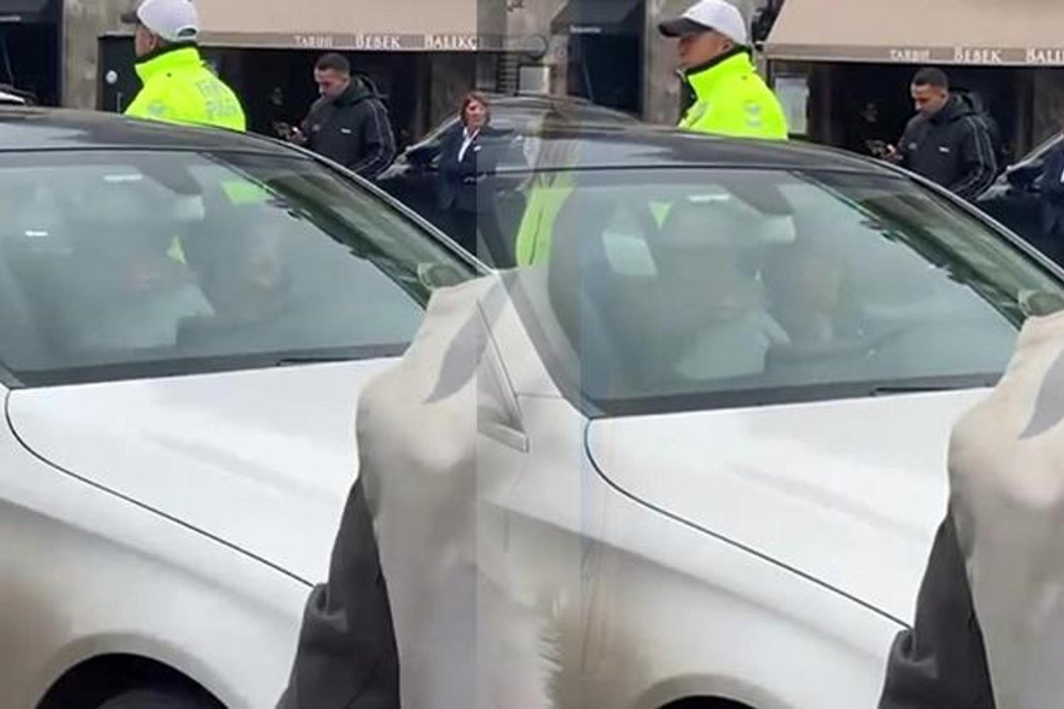 Beşiktaş'ta Trafik Kilidi Kuran Kadın Yakalandı, Olay Kamerada!