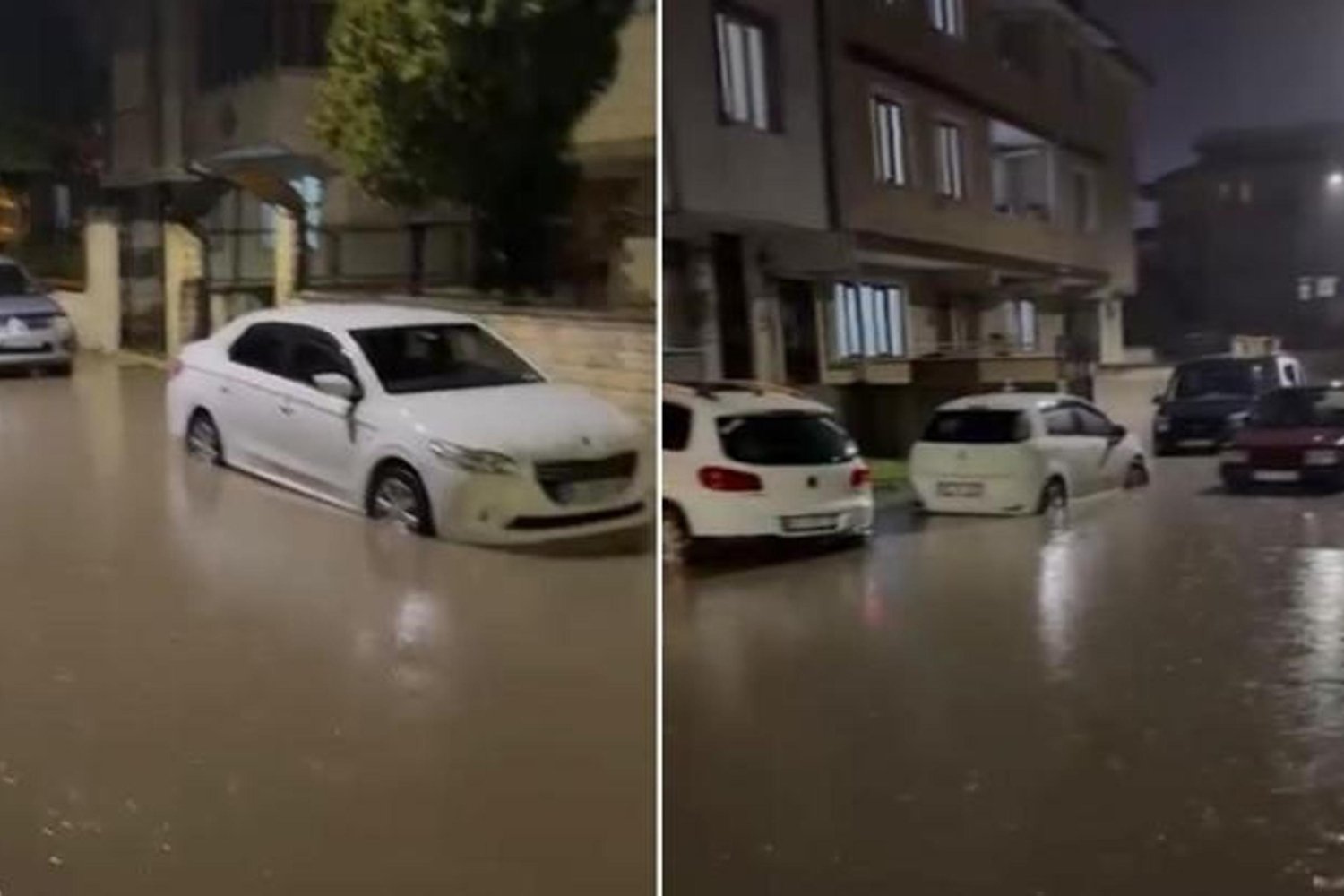 İnegöl’de Sağanak Yağış Felaketini Andırdı: Alt Geçitler Kapandı, Sürücüler Zor Anlar Yaşadı