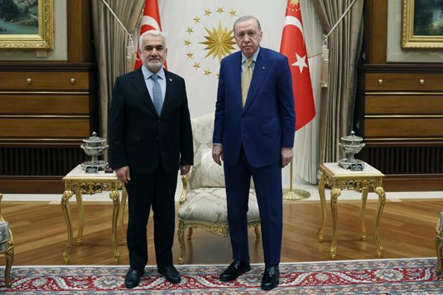 Cumhurbaşkanı Erdoğan HÜDA PAR Lideri Zekeriya Yapıcıoğlu'nu Kabul Etti