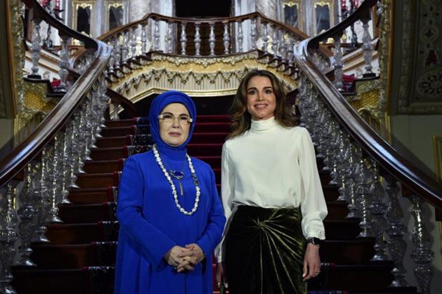 Emine Erdoğan ve Rania Al Abdullah'dan Kültürel Sergi ve Dostluk Vurgusu