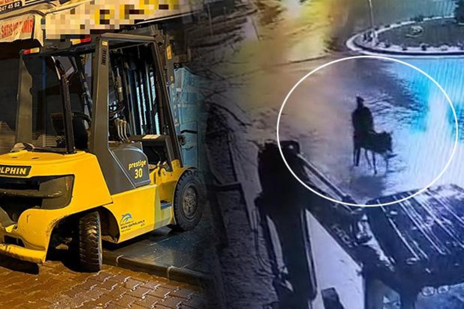 Kayseri'de forkliftle kuyumcu soyup eşekle kaçan zanlı tutuklandı!