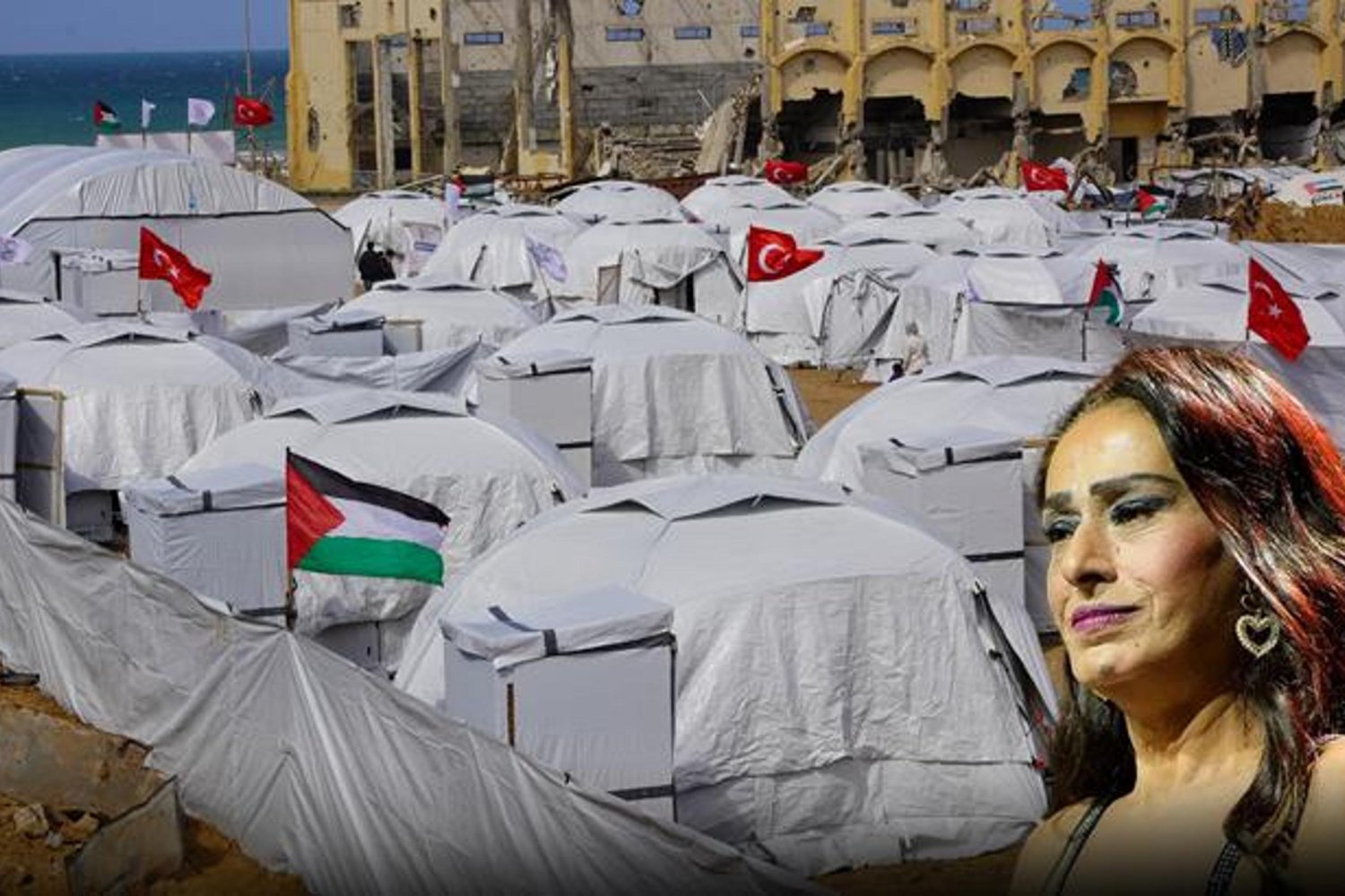 Gazze'de Yıkılan Evler İçin Yıldız Tilbe'den Çadır Kampı Müjdesi