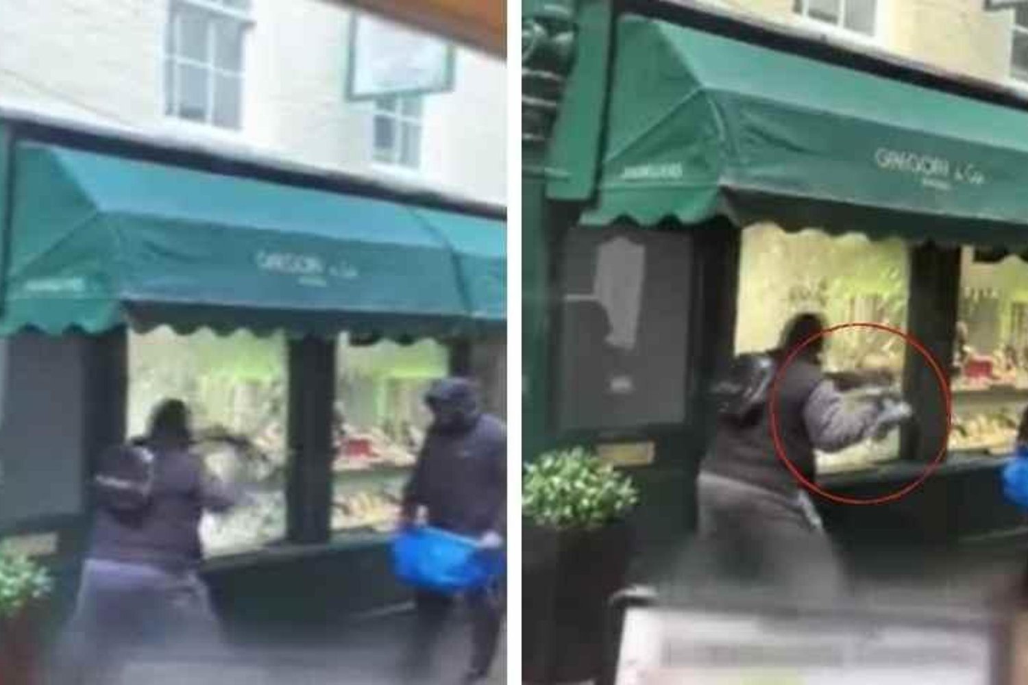 Londra’da Kuyumcu Soygunu Balyozla Anbean Kamerada