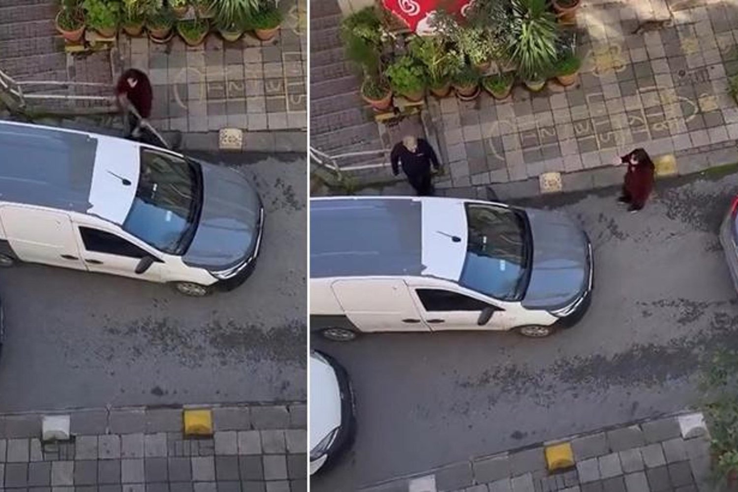 Kadıköy'de Gergin Anlar: Kadın ve Hafif Ticari Araç Sürücüsü Kavga Etti