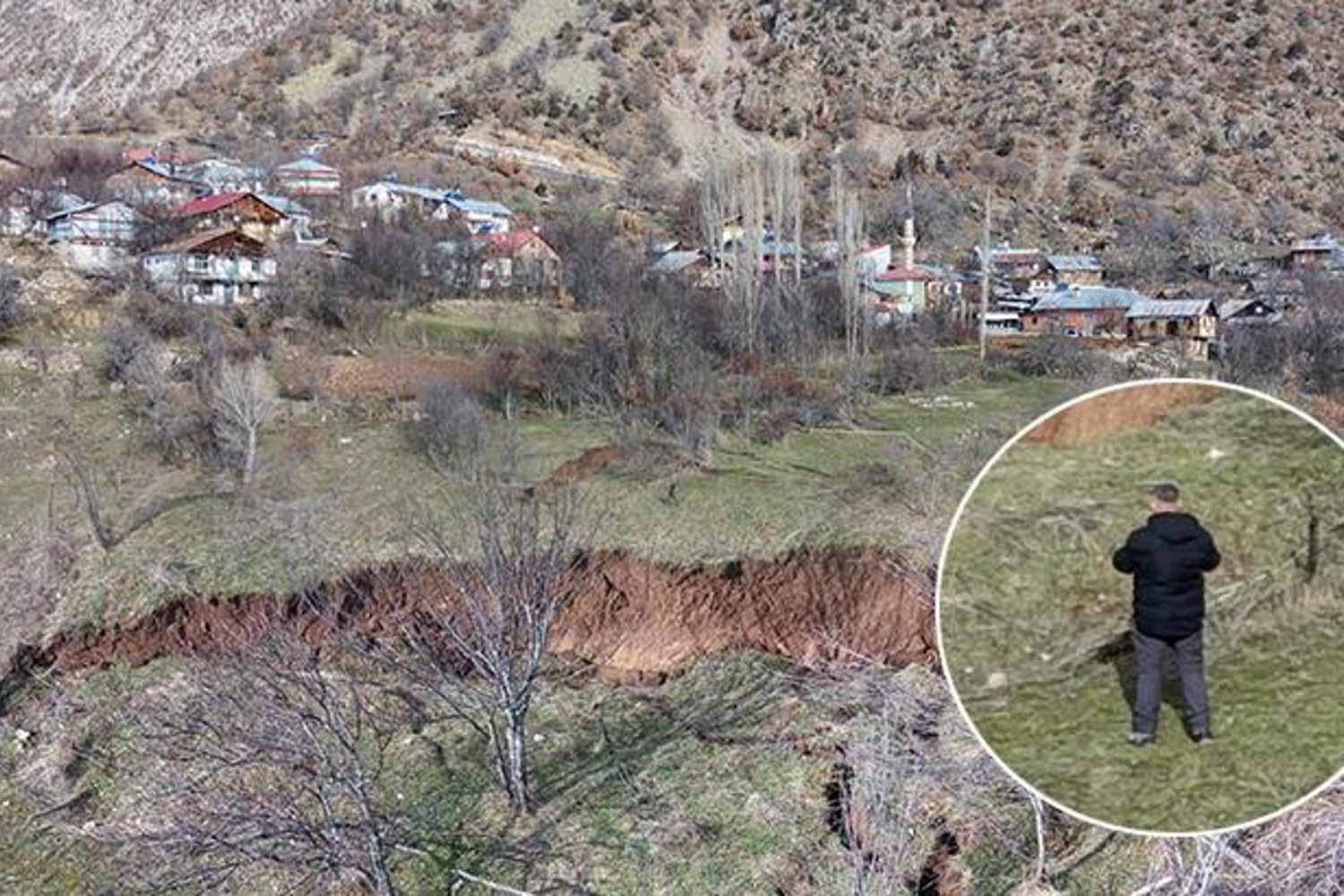 Kayaören Köyünde Tehlike Yaşanıyor! Heyelan Riskine Karşı Gelişmeleri Takip Edin