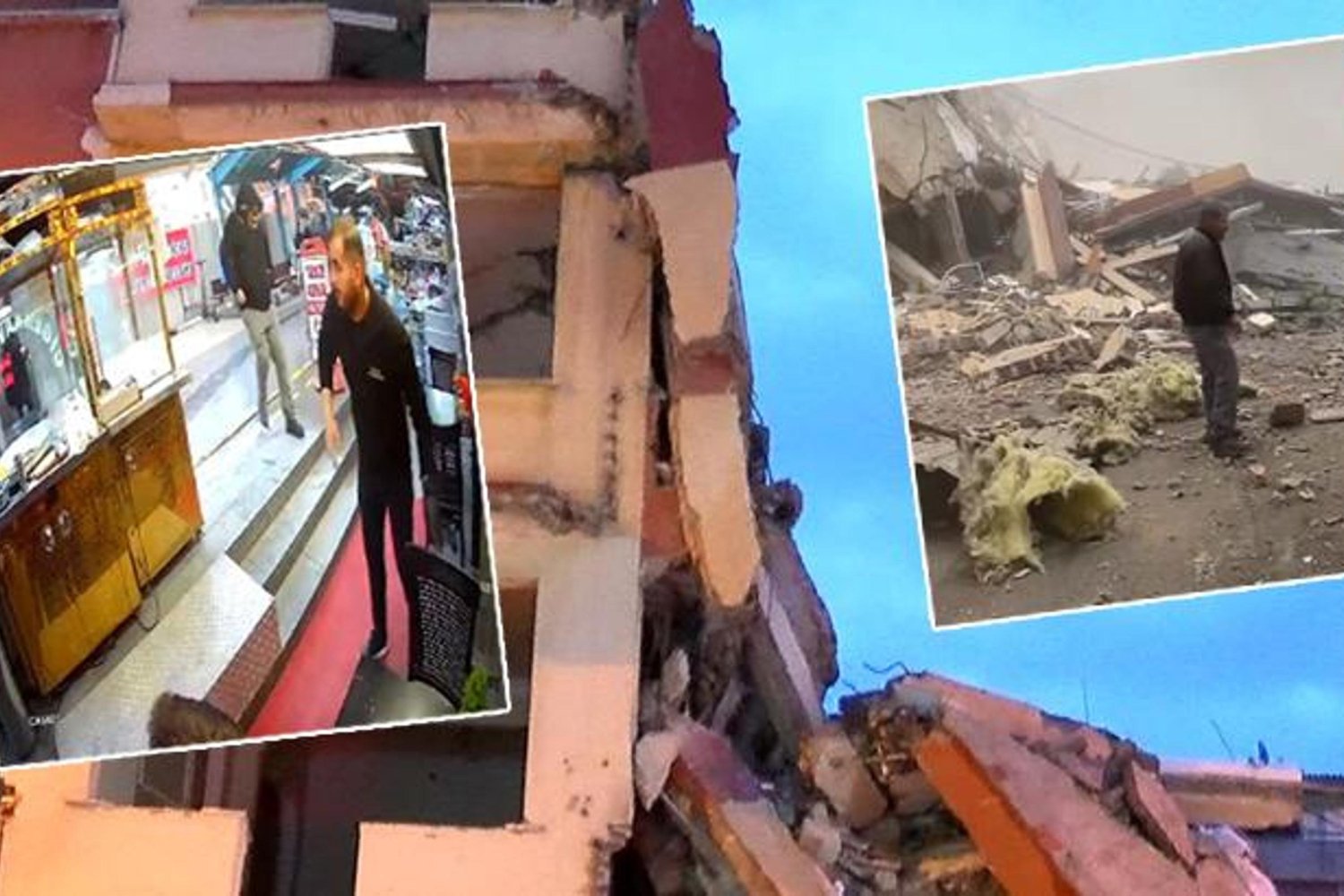 Kentsel Dönüşüm Kontrollü Yıkımında Beton Parçaları Yan Bina ve Caddede Hasar Yarattı