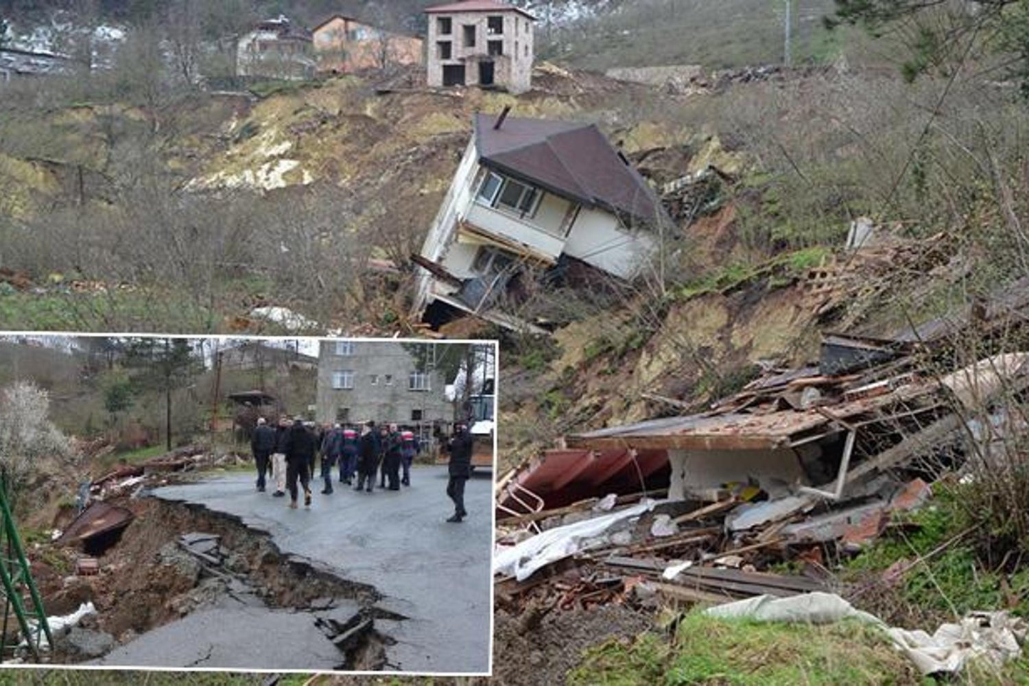 Ordu'da Şiddetli Yağış ve Heyelan Körfezi Sele Çevirdi: Yollar Kapandı, Evler Hasar Gördü