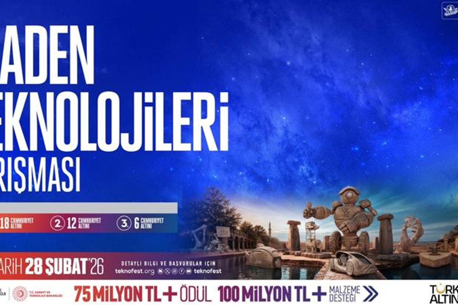 Yerli Teknoloji ve Madencilikte Dijital Dönüşüm İçin TEKNOFEST 2026 Yarışması