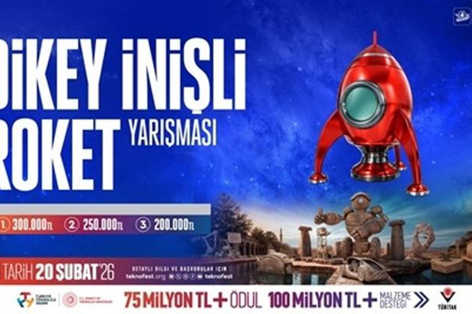 Dikey İnişli Roket Yarışmasıyla Uzay Teknolojilerinde Yeni Bir Adım Atın