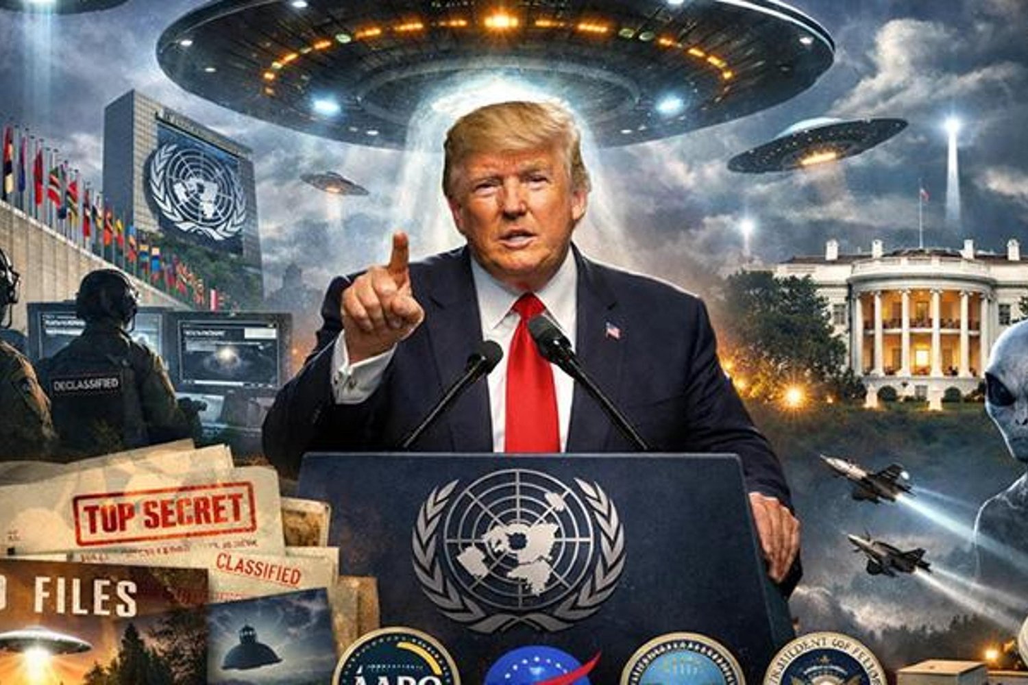 ABD Başkanı Trump'tan Dünya Dışı Yaşam Açıklaması: Kamuoyu İçin Belgeleri Serbest Bırakma Talimatı