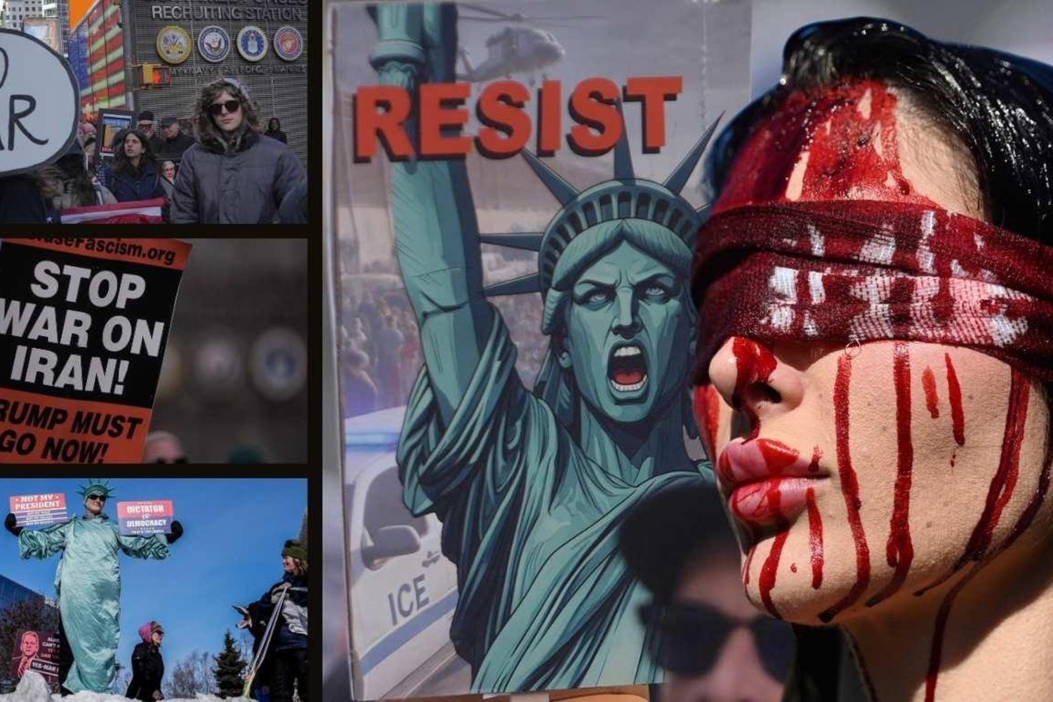 ABD'de 'Krallara Hayır' Protestolarında Milyonlar Meydanlarda